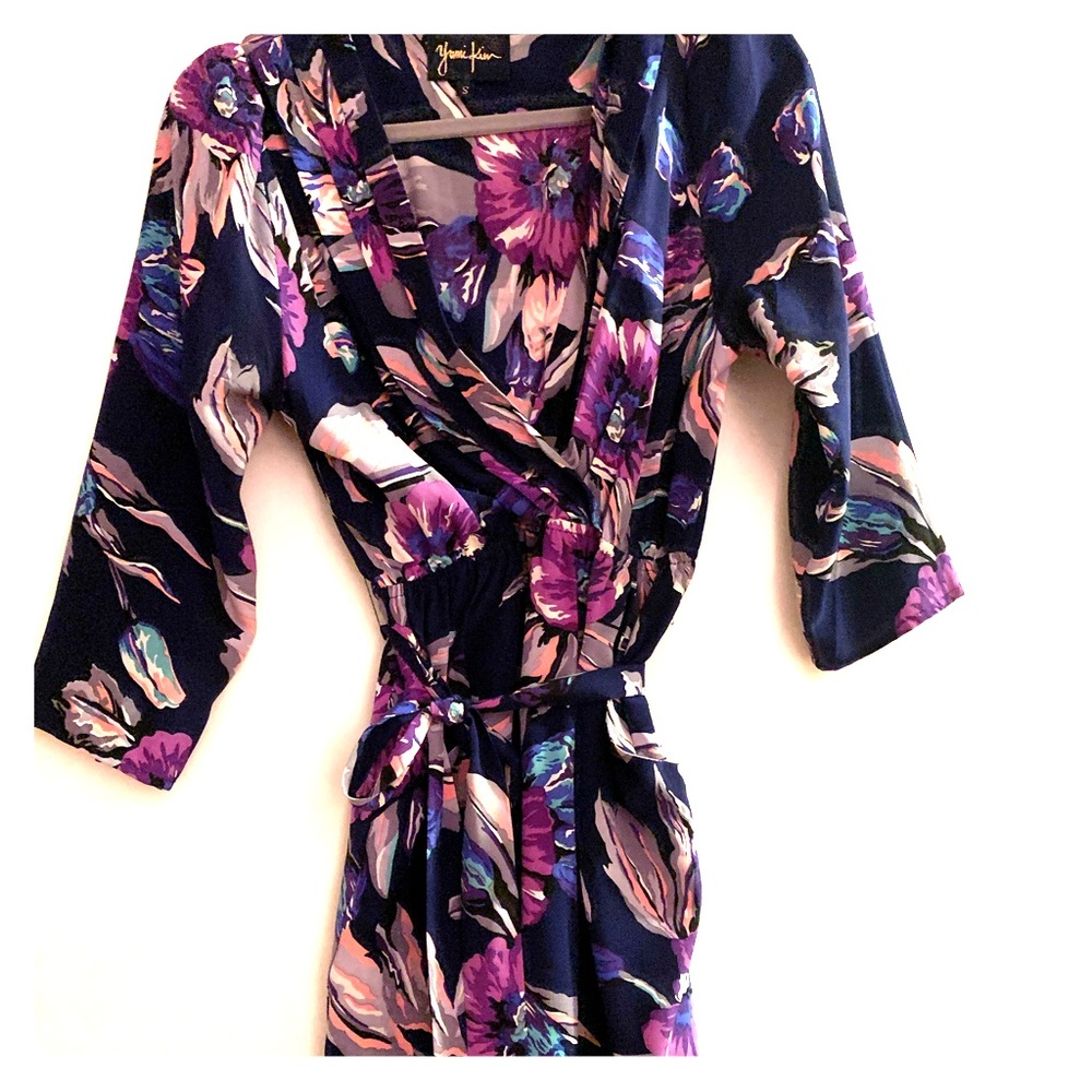 Yumi Kim Silk Floral Printed Dress Small